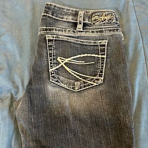 Silver Aiko bootcut jeans